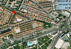 Localización del atropello