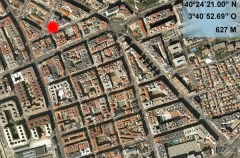 Localización del incendio