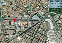 Localización del accidente