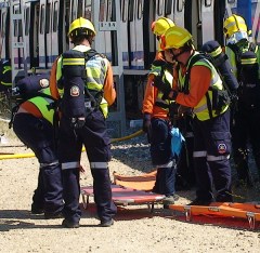 Imagen del simulacro