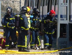 Imagen del simulacro