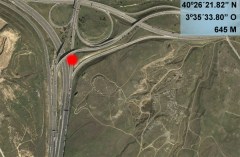 Localización del accidente