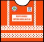 Chaleco responsable del punto de espera de ambulancias (Tats designado)