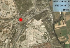 Localización del incendio