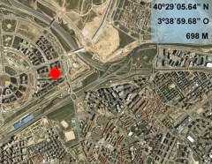 Localización del accidente