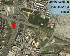 Localización del accidente