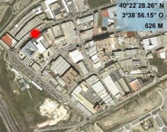 Localización del incendio