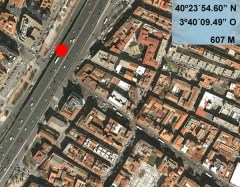 Localización del accidente