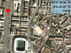 Localización del accidente