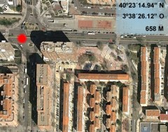 Localización del accidente