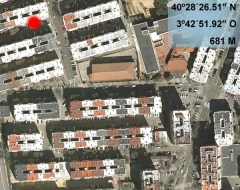 Localización del accidente