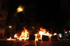 Imagen de los disturbios