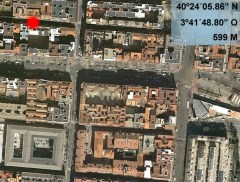 Localización del atropello