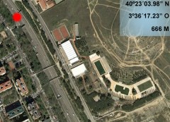 Localización del accidente