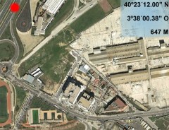 Localización del accidente