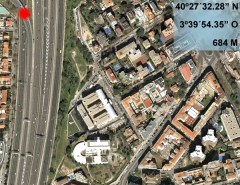 Localización del accidente