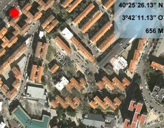 Localización del incendio