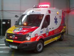 Imagen de las nuevas ambulancias