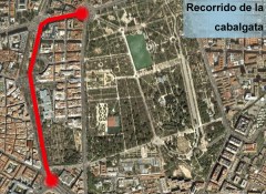 Recorrido de la cabalgata