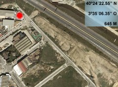 Localización del incendio