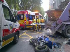 Imagen del accidente