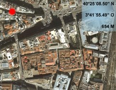 Localización del accidente