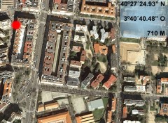 Localización del incendio