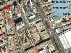 Localización del atropello