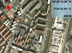 Localización del atropello