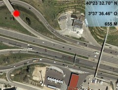 Localización del atropello