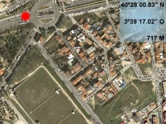 Localización del atropello