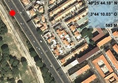 Localización del accidente