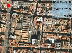 Localización del incendio