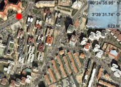 Localización del atropello