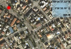 Localización del atropello