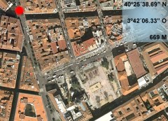 Localización del atropello